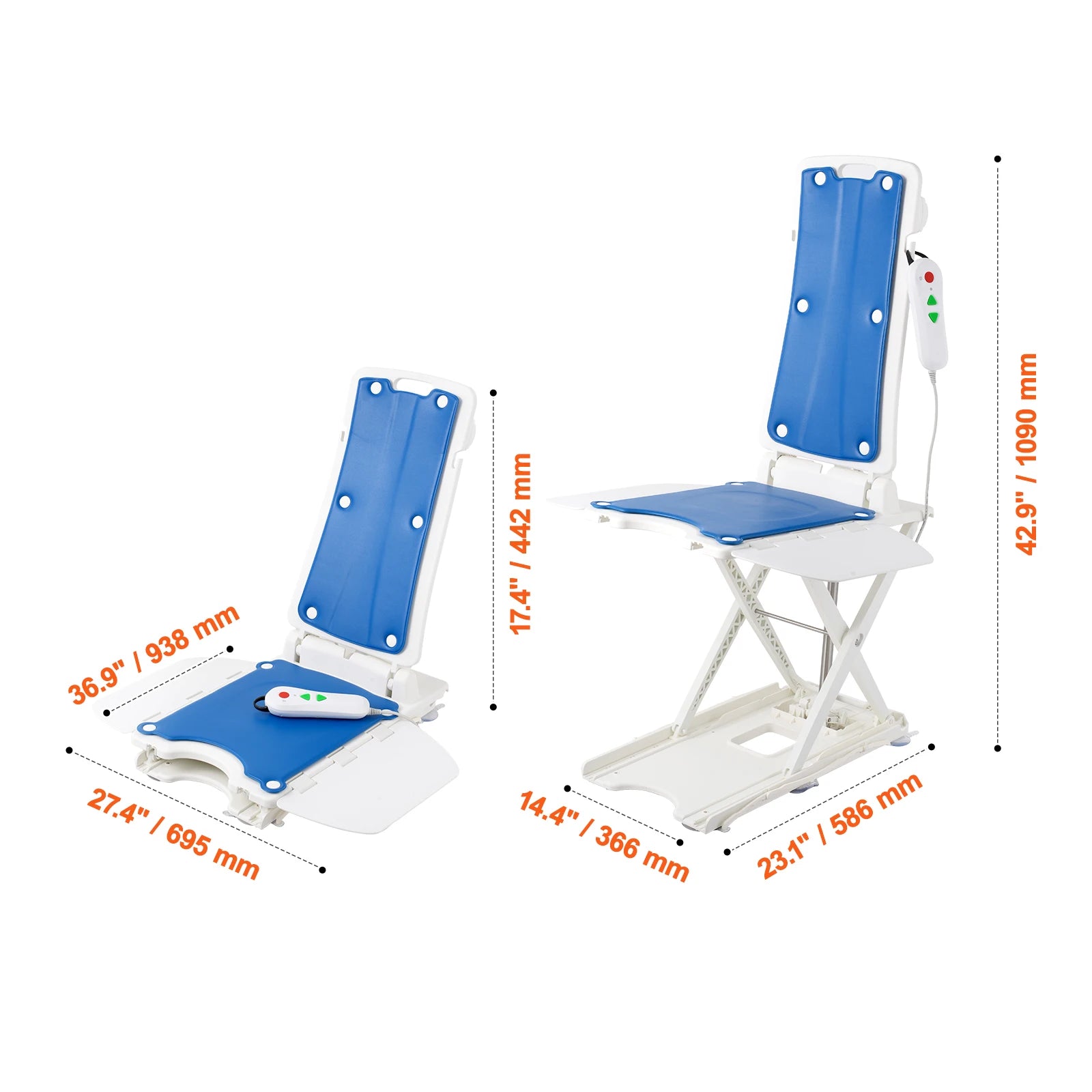 

Portable and Foldable Bath Lift for Elderly Safety