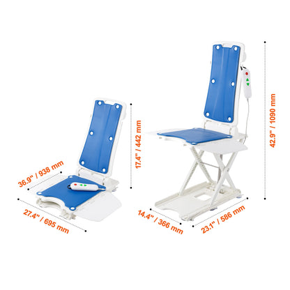 

Portable and Foldable Bath Lift for Elderly Safety