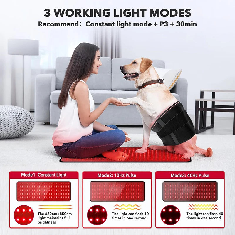 Full Body Red Light Therapy Pad | Infrared Heating Wrap
