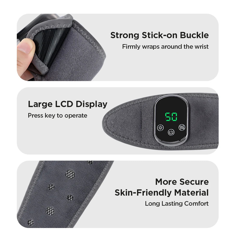 

Smart Auto Shut-Off Wrist Heating Massager