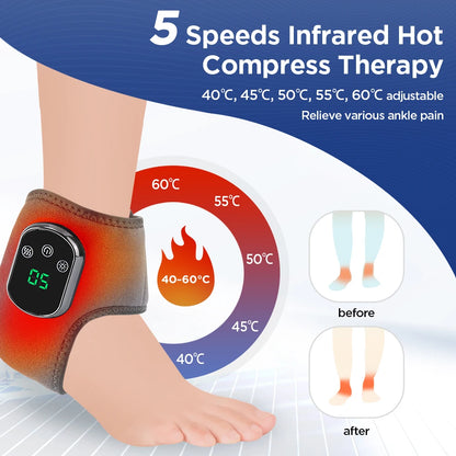 Electric Heating Ankle & Foot Massager for seniors 