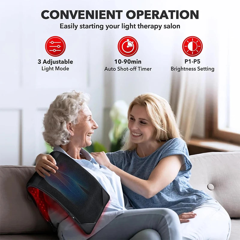 Full Body Red Light Therapy Pad | Infrared Heating Wrap
