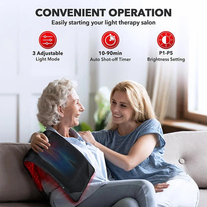Full Body Red Light Therapy Pad | Infrared Heating Wrap
