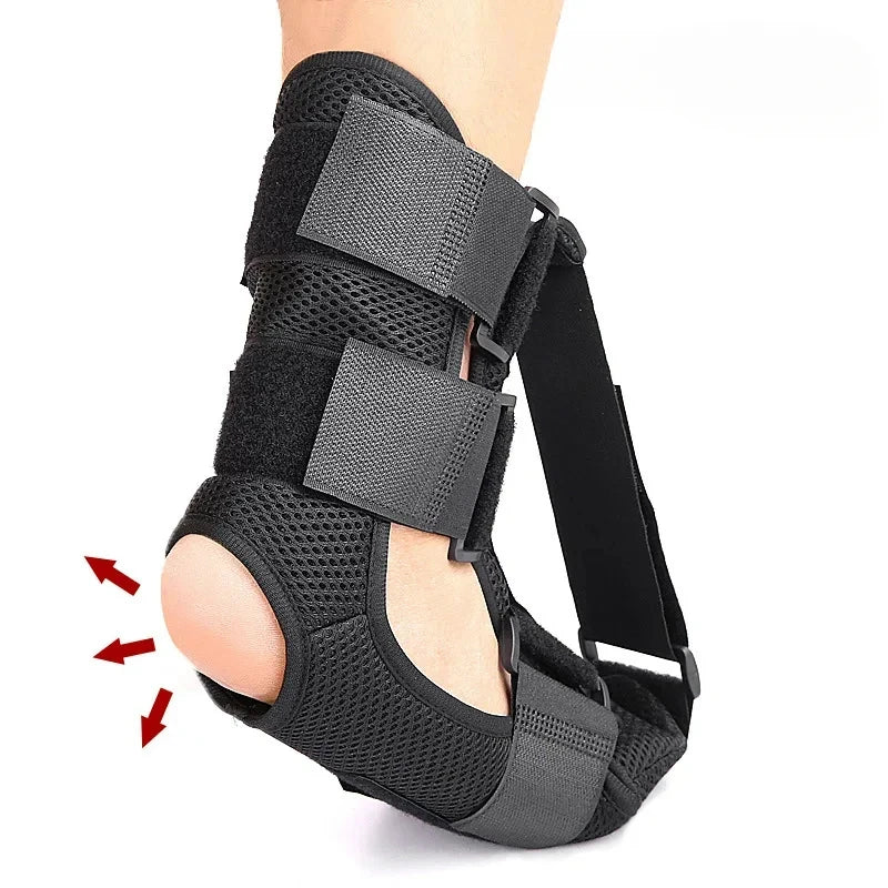 Plantar Fasciitis Night Splint - with Triple Buckle Foot Drop Brace
