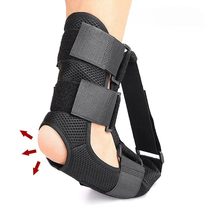 Plantar Fasciitis Night Splint - with Triple Buckle Foot Drop Brace