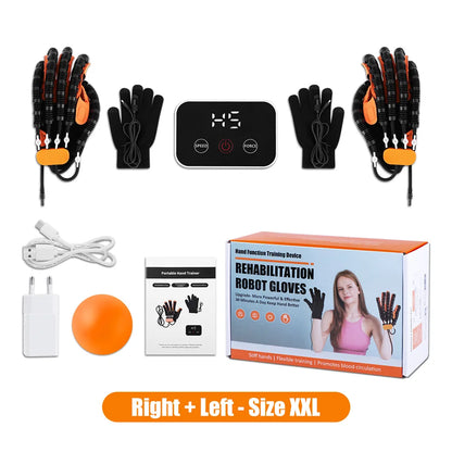 Protable Rehabilitation Robot Gloves Stroke Hemiplegia Cerebral Infarction Training Device Finger Exerciser Hand Function Recove