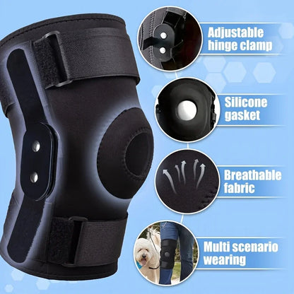 1pc Patella Knee Brace | with Side Stabilizers Adjustable Joint Support for Adults