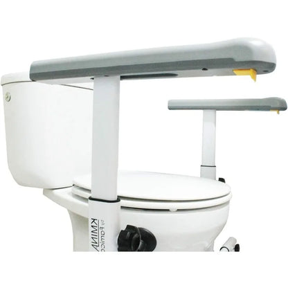 Sturdy Steel Toilet Safety Frame with Adjustable Armrests