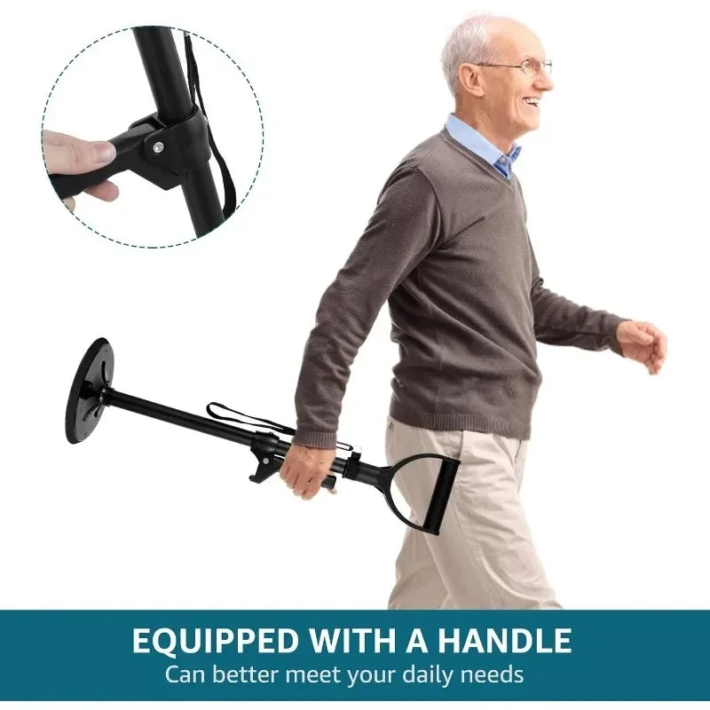 

Non-slip floor support tool for seniors standing and sitting