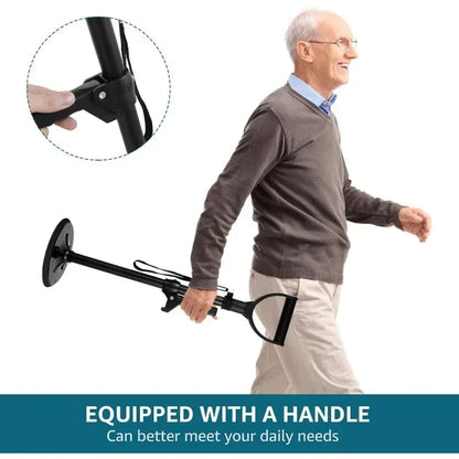

Non-slip floor support tool for seniors standing and sitting