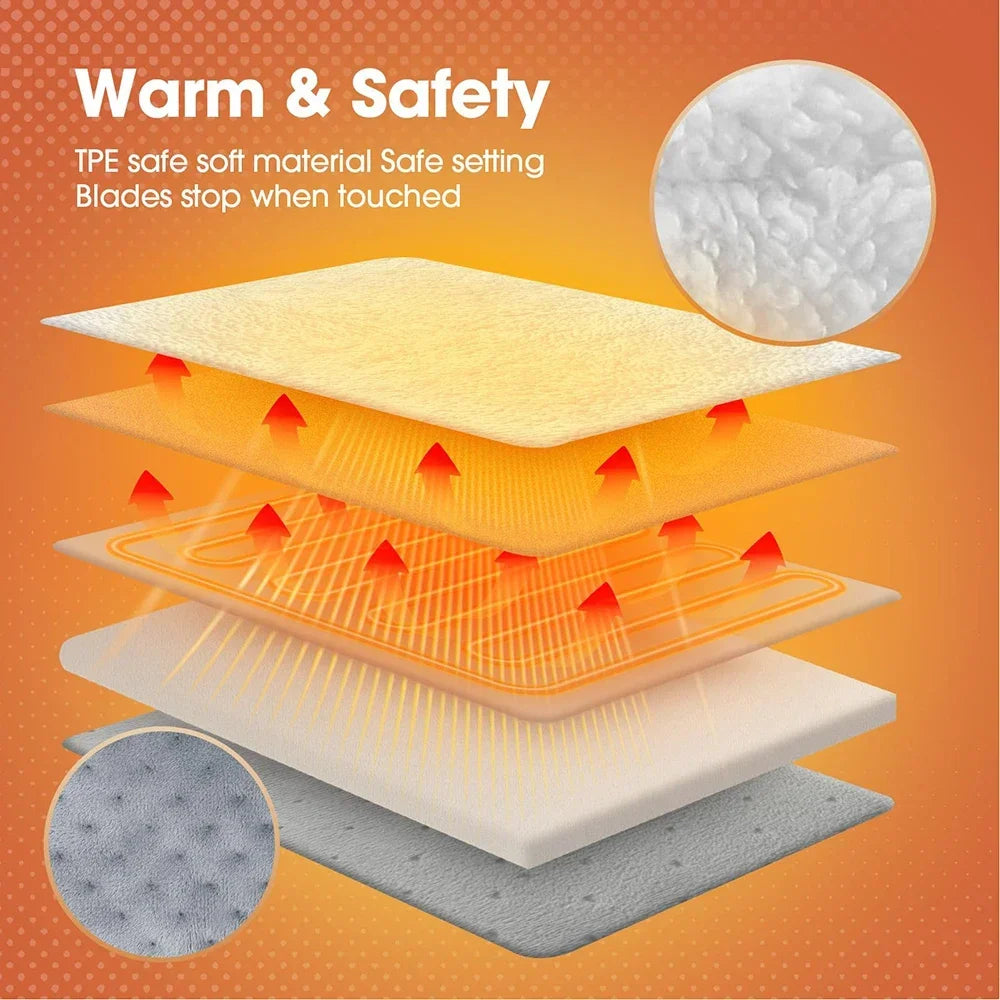 5-mode heating foot pad