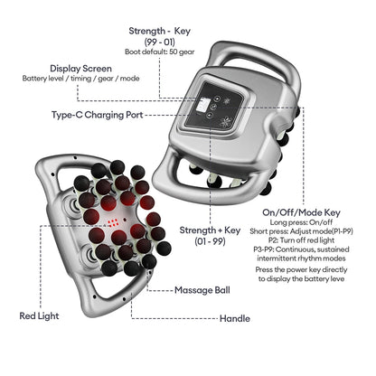 senior-friendly massage device