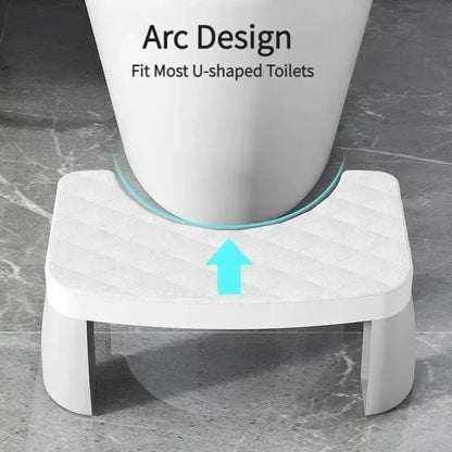 Foldable Toilet Stool for Seniors – Ergonomic Squat Support
