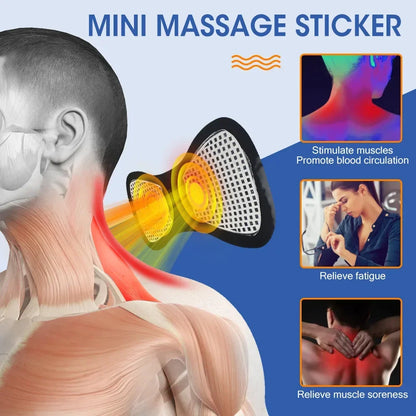 Portable Body Massage Pad – 8 Modes & 19 Levels for Relaxation