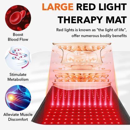 Full Body Red Light Therapy Pad | Infrared Heating Wrap