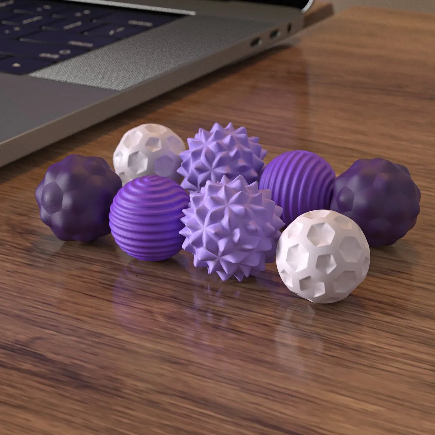Silicone Magnetic Fidget Balls for Seniors | Stress Relief Hand Therapy Toy