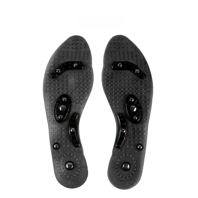 Magnetic Acupressure Insoles for Seniors - Soft Silicone Foot Support Inserts