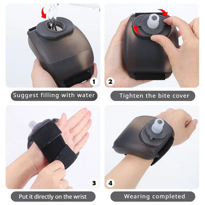 Portable Wristband Water Bottle for Seniors – Hands-Free Hydration