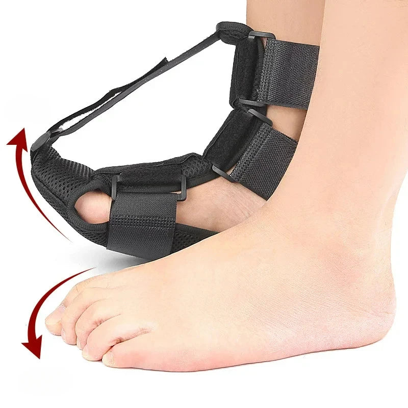 Plantar Fasciitis Night Splint - with Triple Buckle Foot Drop Brace