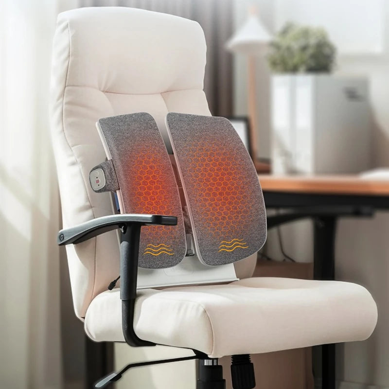 

Senior-friendly heated back support cushion for daily comfort