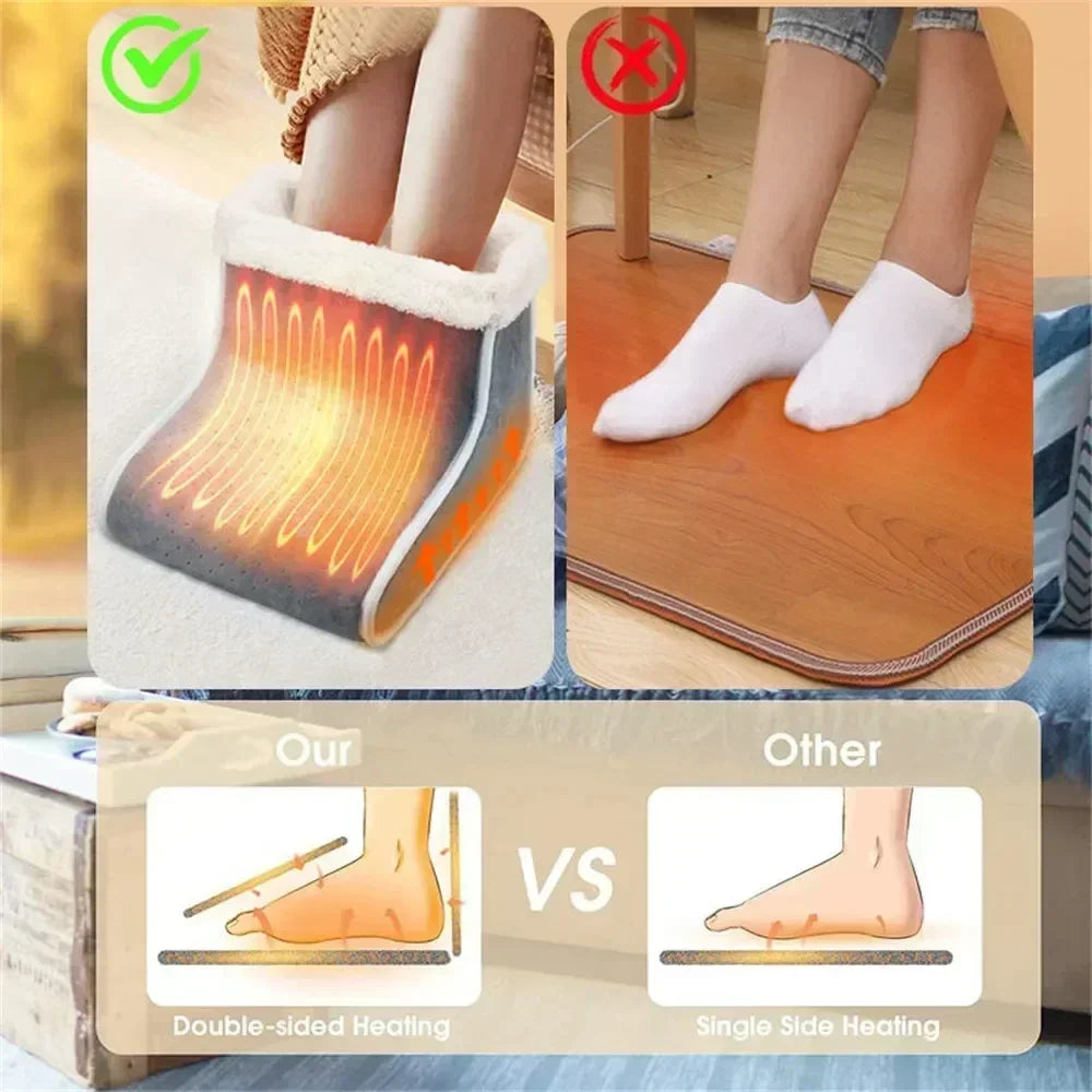 Cozy heated foot cushion