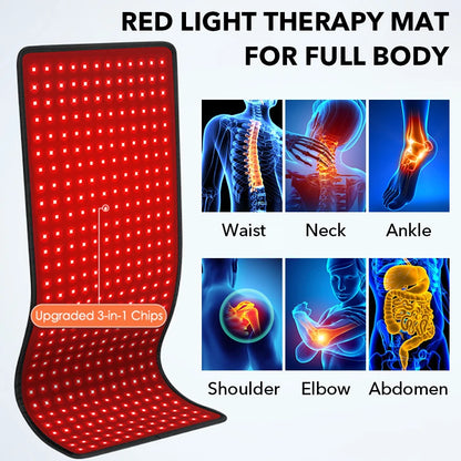 Full Body Red Light Therapy Pad | Infrared Heating Wrap