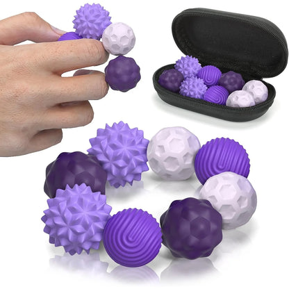 Silicone Magnetic Fidget Balls for Seniors | Stress Relief Hand Therapy Toy