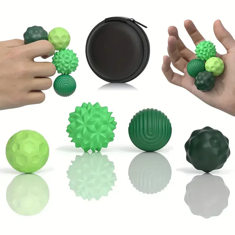 Silicone Magnetic Fidget Balls for Seniors | Stress Relief Hand Therapy Toy