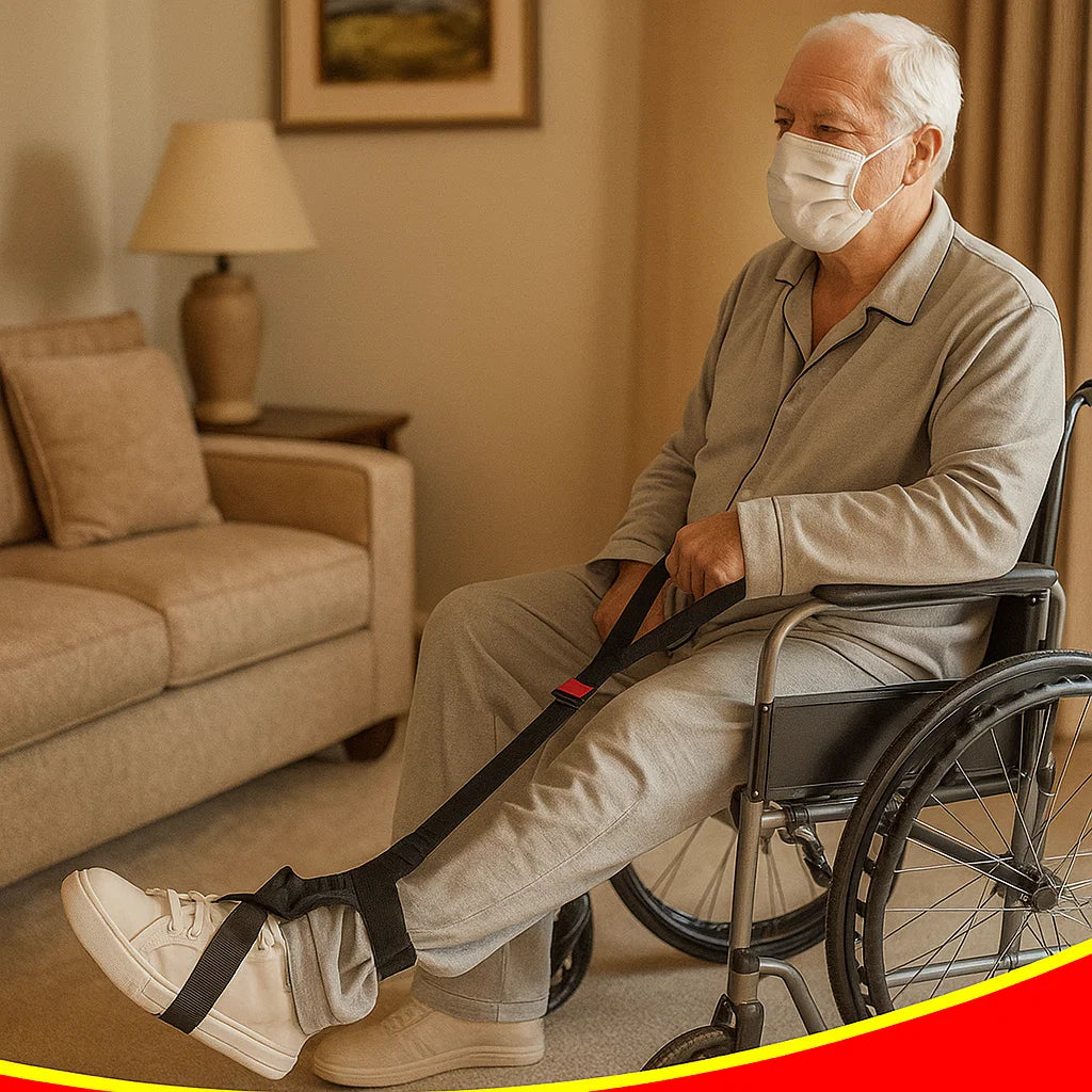 Leg Help Strap Adjustable Leg Lifter Strap – Mobility Aid for Elderly, Disabled & Pos ...