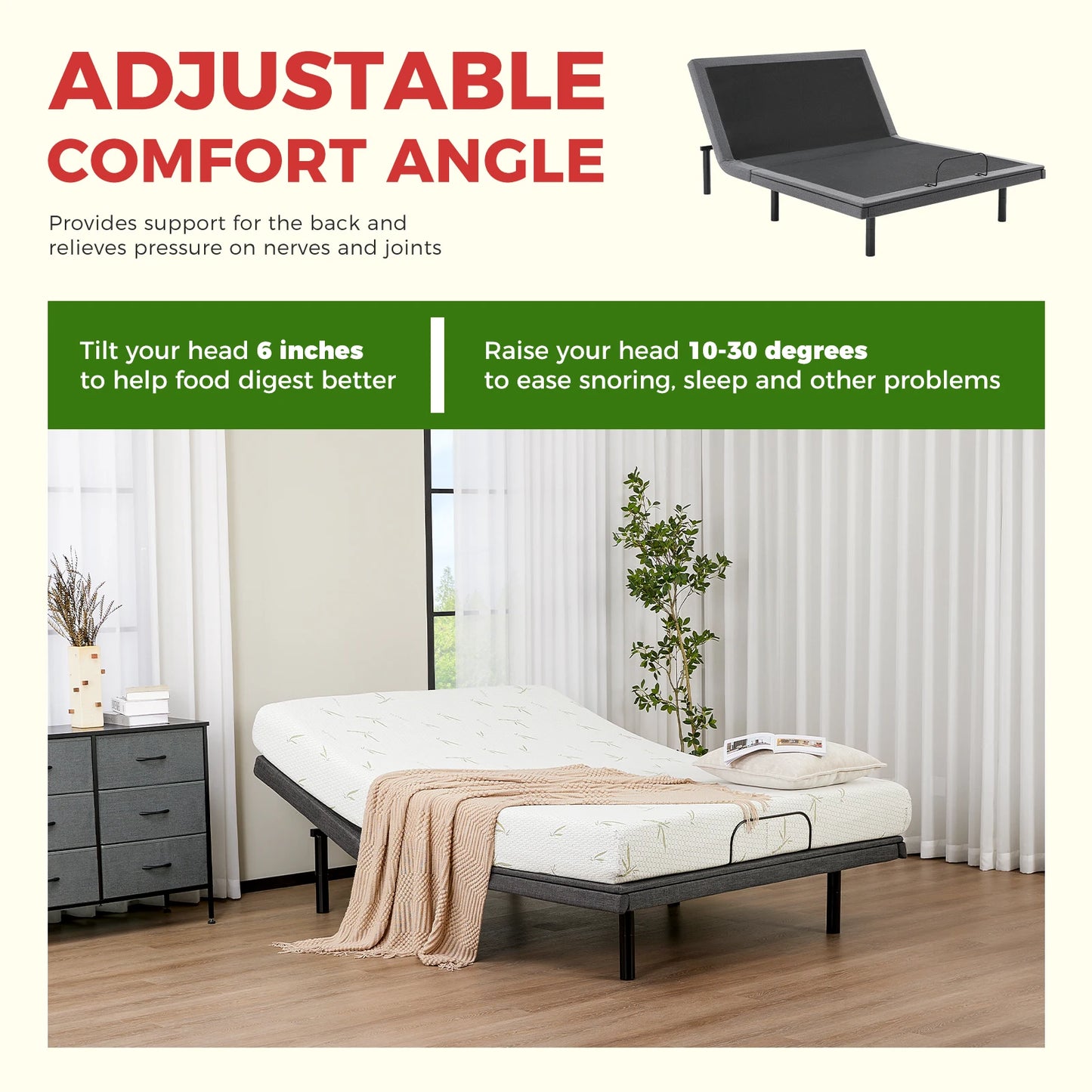 Power Adjustable Bed Frame