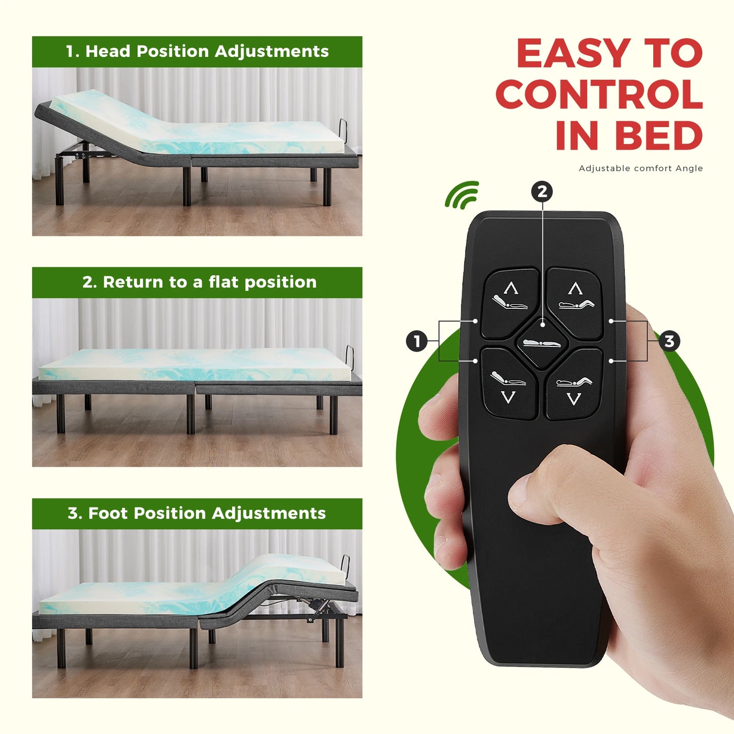 Twin XL Adjustable Bed Frame