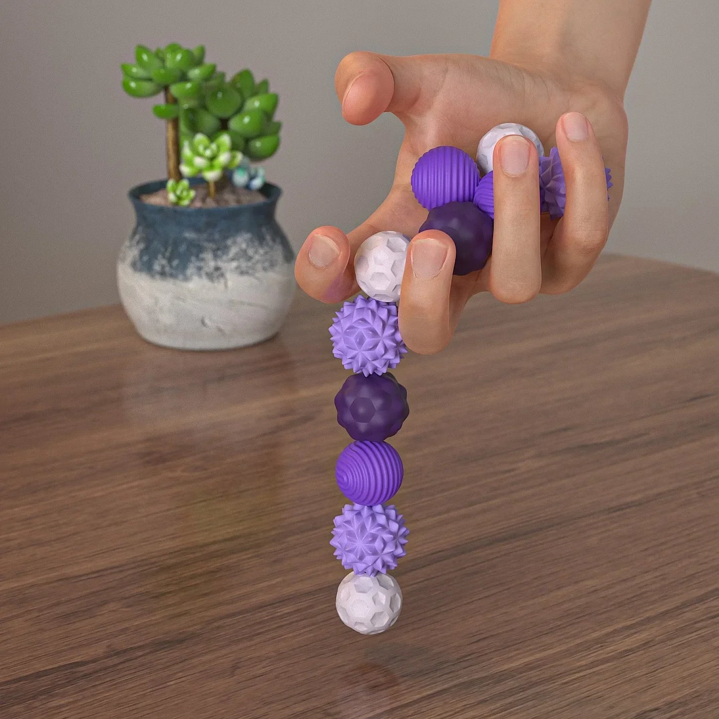 Silicone Magnetic Fidget Balls for Seniors | Stress Relief Hand Therapy Toy