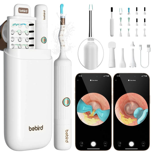 Bebird EarSight Plus R37R – Visual Ear Cleaning Tool with 10MP HD Camera (White Edition)