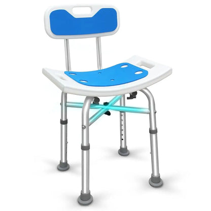 Non-slip shower bench

