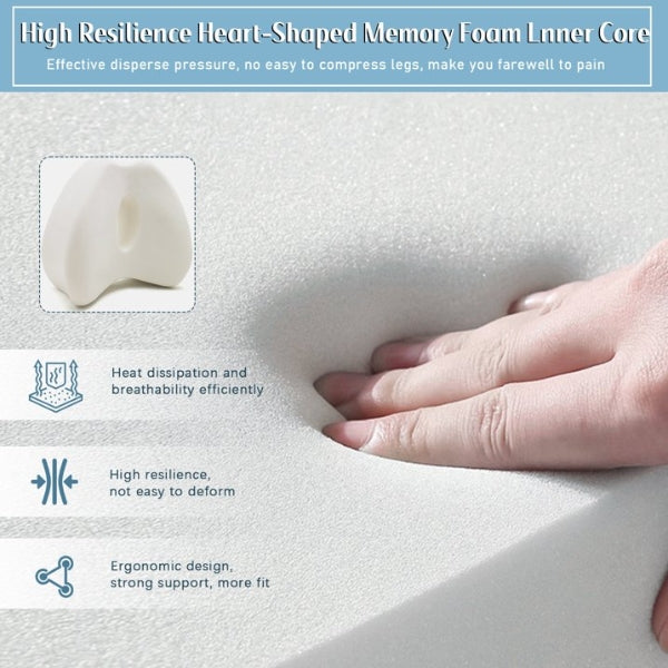 Side sleeper pillow for legs with adjustable length for personalized comfort