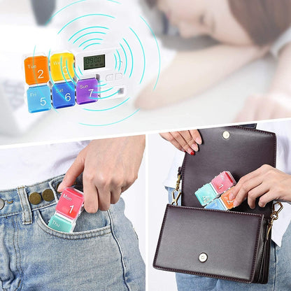 Portable pill organizer