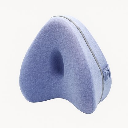 Tianhu Blue latex knee pillow for knee support and comfort