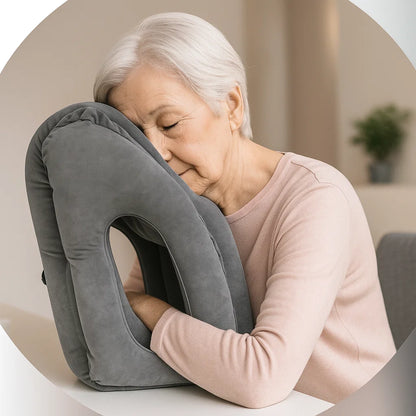 Travel Neck Pillow – Neck & Head Support for Airplane, Office & Travel