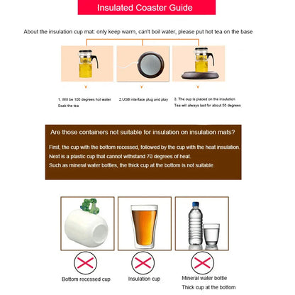 USB drink warmer