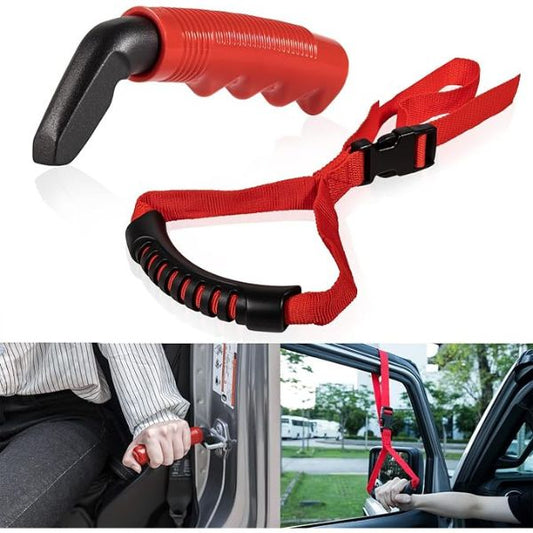 Portable Car Door Latch Assist Handle and Grab Bar For Elderly