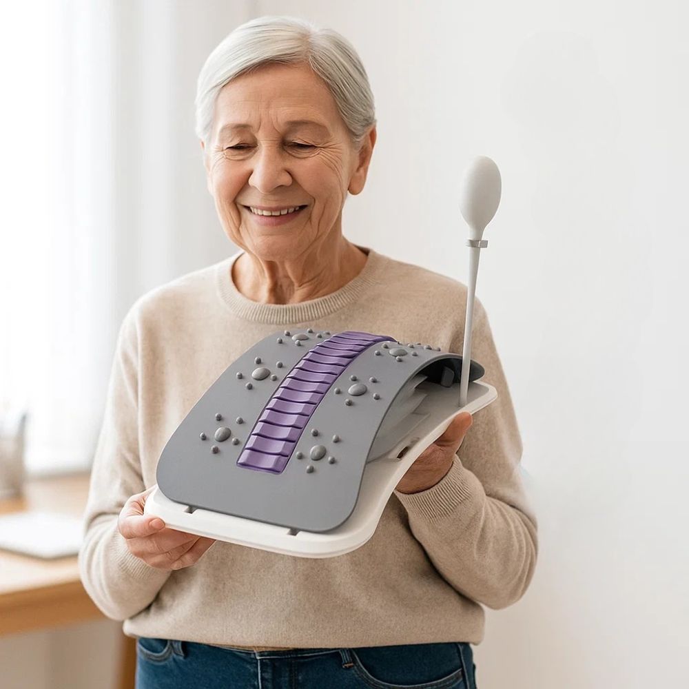 Lightweight back stretcher device