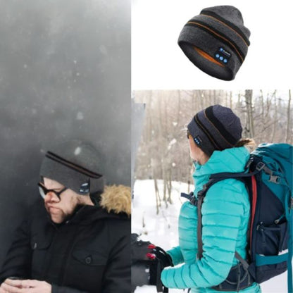 Outdoor Warm Running Hat - Bluetooth-Compatible Knitted Beanie