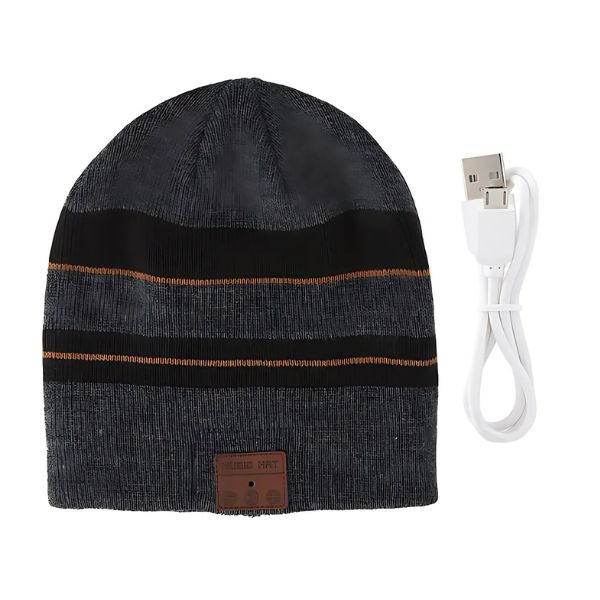 Outdoor Warm Running Hat - Bluetooth-Compatible Knitted Beanie