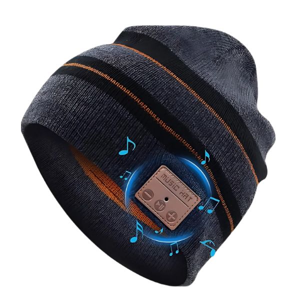 Outdoor Warm Running Hat - Bluetooth-Compatible Knitted Beanie
