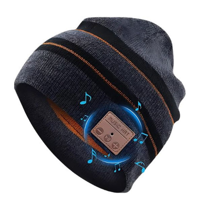 Outdoor Warm Running Hat - Bluetooth-Compatible Knitted Beanie