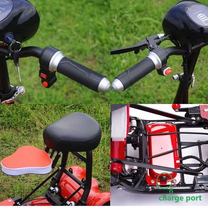 4-Wheel Foldable Electric Mobility Scooter  - for Elderly Adults