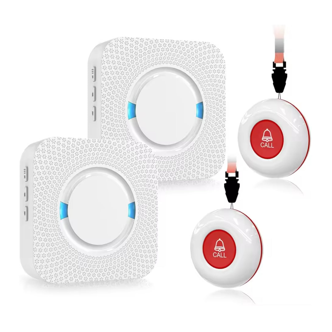 

Easy-to-Use Wireless Pager for Elderly and Caregivers