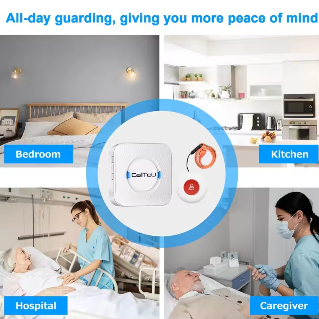 

SOS Call Button for Seniors with Waterproof Design