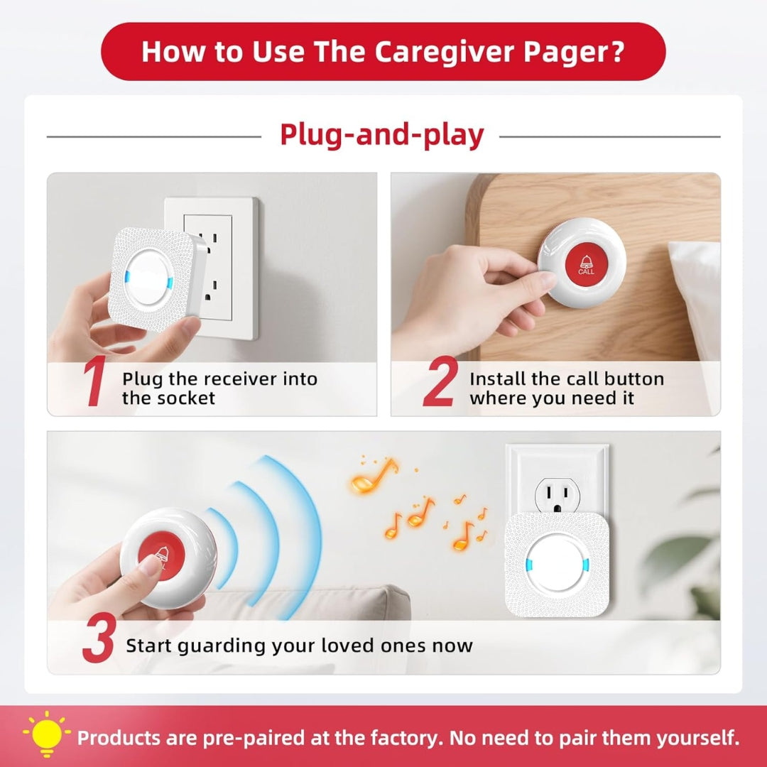 

Personal Help Button for Elderly – Emergency Safety