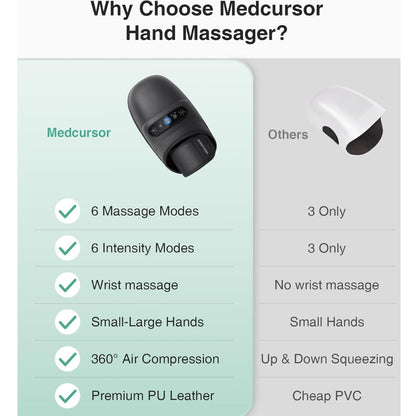 

Senior-Friendly Hand Massage Device with Gentle Air Pressure